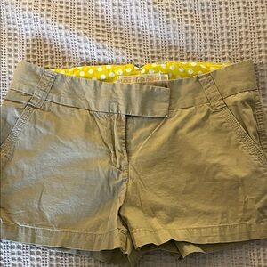 J. Crew tan shorts
